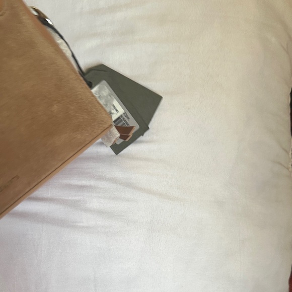 All Saints Tan and Brown Leather Messenger Bag - Picture 14 of 15